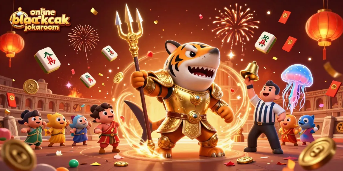 Win big at online blackjack jokaroom with a thrilling underwater casino scene featuring an armored tiger shark!